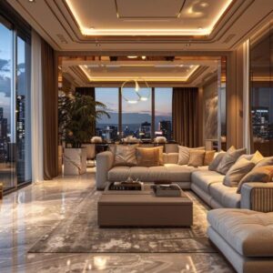 O2Designer Carved Wooden Living Room Sofa – Ultra Modern Luxury Look