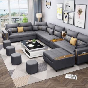 O2DESIGNER Modern L Shape Sofa – Best for Living Room