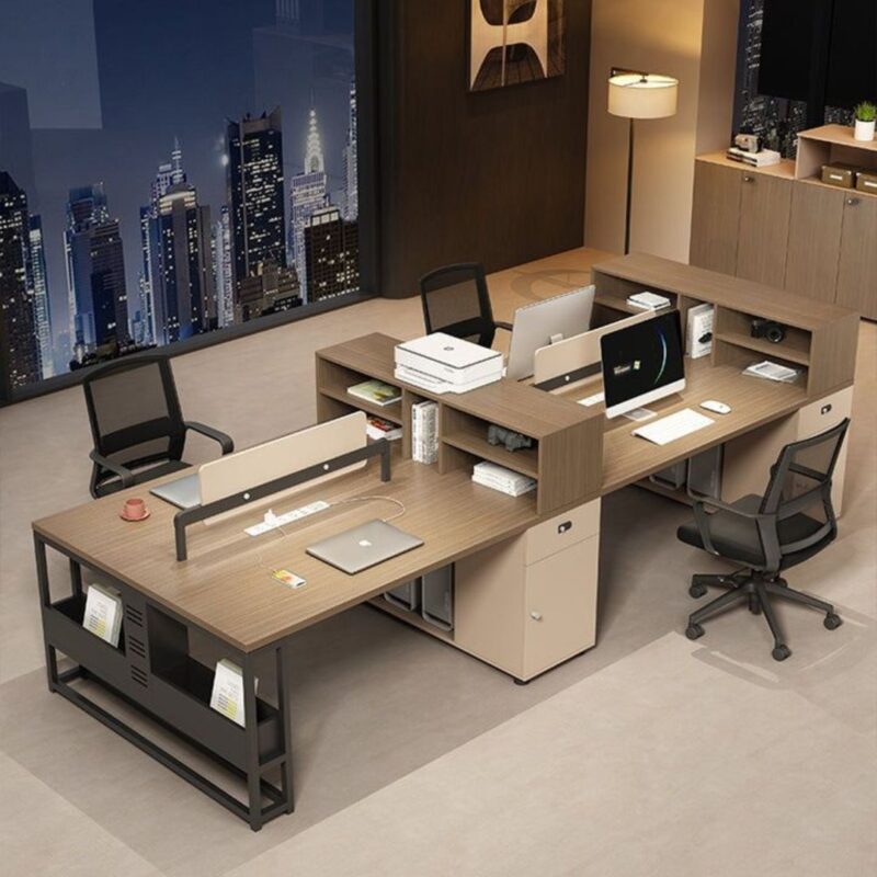 Solid Wood Workspace Table – O2Designer
