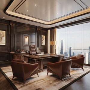 O2Designer Executive Wooden Office Table