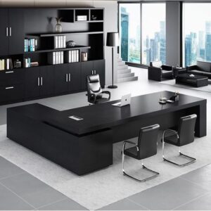 Black High Quality Luxury Office Setup – O2Designer (Latest Design)