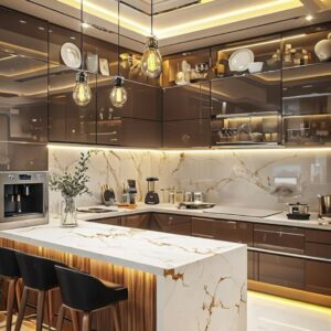 Modern Rustic Kitchen in Wood – O2Designer