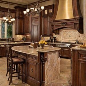 O2Designer Wooden Kitchen in Modern Luxury Style