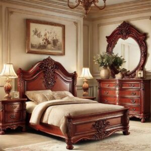 O2DESIGNER Premium Wooden Beds for Royal Comfort