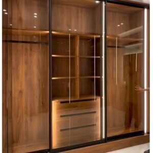 O2Designer Stylish Wood Wardrobe – Modern Design