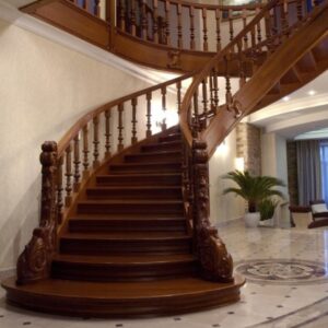 Classic Wood Staircase – O2Designer Style